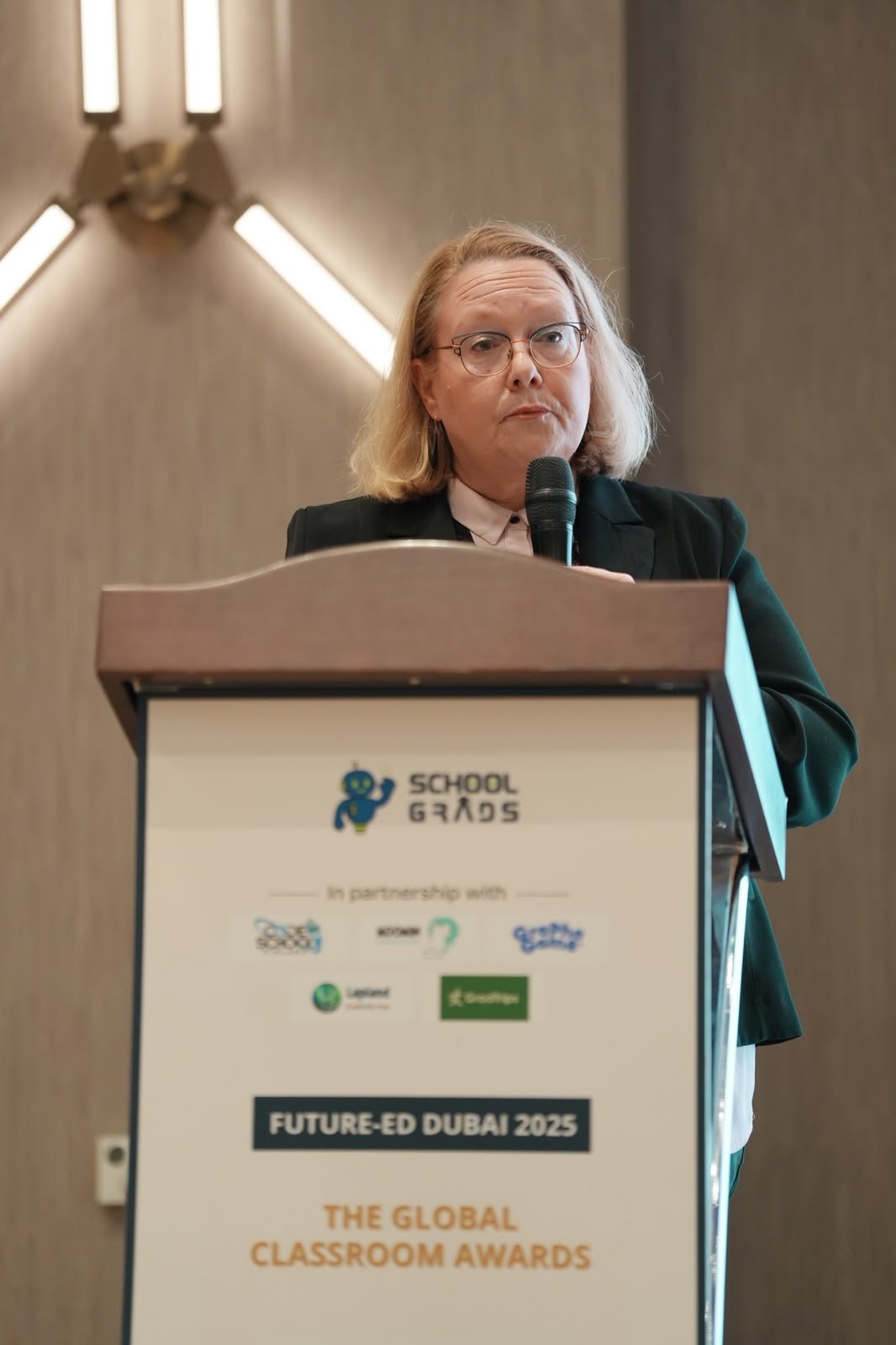 H.E. Tuula Yrjölä, Ambassador of Finland to the UAE, as Chief Guest at Future-Ed Dubai Edition 2025